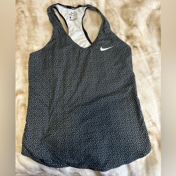 Nike Tops - Nike Women's Black and White Court Pure Tennis Tank Top